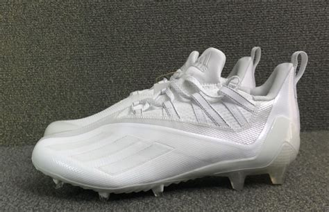 adizero 11.0 football cleats white.